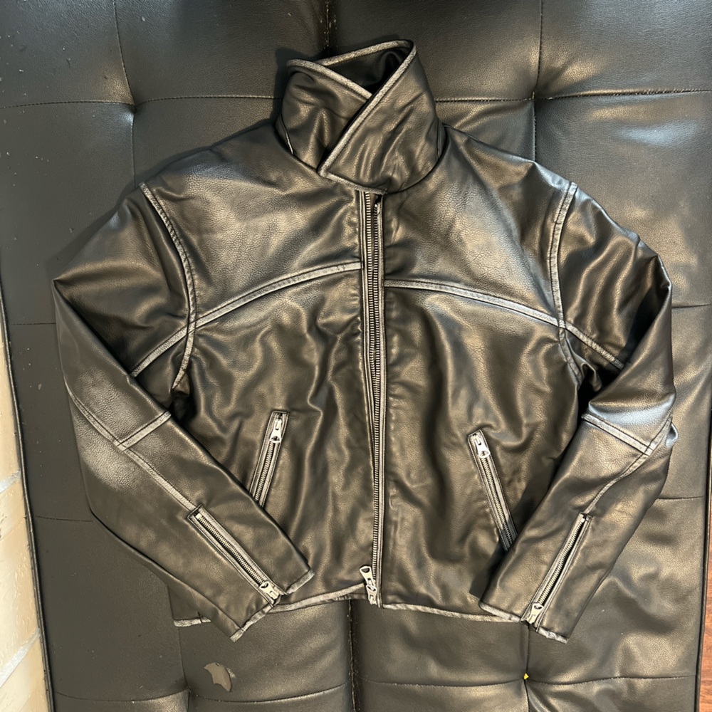 H&M Black Leather Jacket